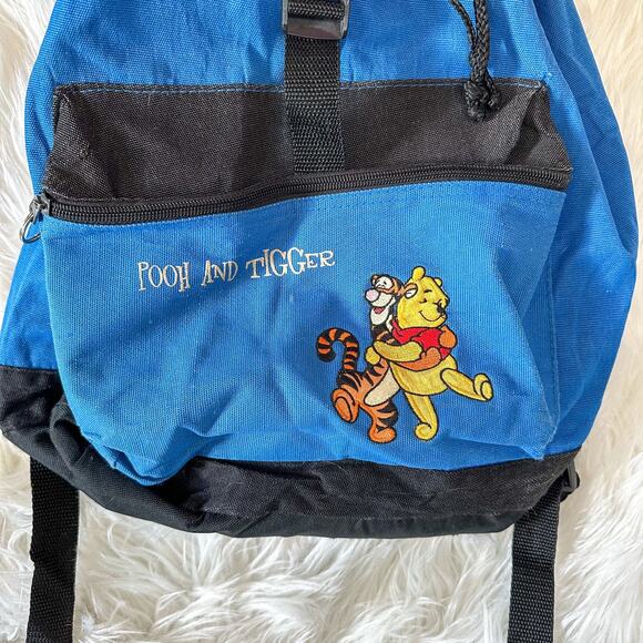 Vintage Disney Backpack Disney Winnie the Pooh Backpack with Pooh & Tigger - Picture 2 of 7